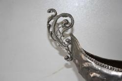 GÜMÜŞ KAPLAMA  Antika Pirinç Gondol  (ANTIK KOLİ 19