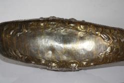 GÜMÜŞ KAPLAMA  Antika Pirinç Gondol  (ANTIK KOLİ 19