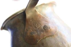 OSMANLI DAMGALI OSMANLI ZAMANINDAN KALMA BAKIR CEZVE (ANTİK KOLİ 19