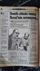 TÜRKİYE PAZAR GAZETESİ - 14 MART 1993 - DÜNYAYI SARAN YENİ HASTALIK YORGUNLUK - TOP SESİ VE İFTAR SOFRALARI - İHSAN YALÇIN , GÖZDE TAN , MESUT YILMAZ , MELİKE HASEFE, İSMET SEZGİN, RAFİ PORTAKAL - DÜNYA KAINLAR GÜNÜN DE BİR KADIN - ÇANAKKALE GEÇİLMEZ , AHMET YILMAZ BOYUNAĞA - SERHAT BOYLARIN DA ELLİ YIL, PROF.DR. İSMET MİROĞLU - SEMİH ABİ' NİN ENSESİ RECAİ ' NİN SERMAYESİ, NECMETTİN BATIREL - SAVCININ FENDİ VATANDAŞI YENDİ , HASAN KARAKAYA - BU HAFTANIN  MİSAFİRİ KONYALI LOKANTASI ' NIN BAŞAŞCISI MENGENLİ ŞEVKET ÖZDEMİR - HAFTANIN MOBİLYA VE AVİZE ÇEŞİTLERİ - ÇİN İĞNESİ ÖRTÜ DESEMLERİ - GÜLER ERKAN , KIZIM SANA SÖYLÜYORUM - BIÇAK DENİNCE AKLA ÖNCE  YATAĞAN GELİRDİ - BULMACA - BİZİM SOKAK KARİKATÜR.