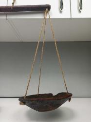 Antika Nadir Tümüyle Ahşap Osmanlı El Terazi