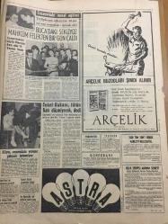 HÜRRİYET GAZETESİ  2 MART 1965 YIL :6048---İnönü ,Hükümeti Hem Tebrik Hem Tenkit Etti ---Beyazlar şeytanın peşinden gidiyor --Kız kardeşini öldüren astsubay ,hakimin karşısına smokinle çıktı ---Ana katili genç  karısını öldürmek için firar etti ---105 Yaşındaki Kuşçu Dede nin Bir Oğlu Daha Dünya ya Geldi ---İdare adamları yetiştirmek için bir seminer düzenlendi ---Rus Başbakanı Kosigin :Beyaz değil  kara kitap dedi --Nuri Sesigüzel ---Tekel Bakanı ,tütün fiyatı düşmeyecek dedi ---Fenerbahçeli futbolcuların bugün dikkati çekilecek --Milli Takım namzet  kadrosu açıklandı --Golü atan Ahmet ve Fenerbahçeliler ---Olimpiyat yüzme rekortmeni D.Fraser e ,10 yıl ceza verildi --Galatasaray  Ayhan la anlaşmaya vardı --Beşiktaş ta bu hafta Sanlı oynayacak --Basketbol de sonunculuk mücadelesi ---Sulukule tarihe karışıyor --Muhalefet Lideri Mutedil bir Konuşma Yaptı ---