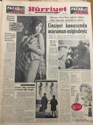 HÜRRİYET GAZETESİ 16 MAYIS 1965 YIL :18 SAYI :6120---Ereğli Demir ve Çelik Tesisi Hizmete Girdi ---Esrar satan anne ve babasını polise  yakalattı ---Rekolte yüksek olduğu için ofis  hububata zam yapmıyor ---Nato Konseyi ,Türk -Yunan ilişkilerinden  çok memnun ---Kükürt işçileri kongrede birbirine girdi ---Daruşşafaka 92 Yaşında ----Bayram fişekleri patlayınca  bütün bir kaza halkı  gece don -gömlek sokağa çıkmadı --Çalışan kadınlar ev işi ve  kocaları ile  meşgul olamıyor ---Cinsiyet konusunda uçurumun eşiğindeyiz ---Bugoslav ve Bulgarlarla ortk  ortak turistik bir film hazırlıyoruz ---Mualla Mukadder :En son okuduğu eserler ---Sinema Yıldızlarına Plak Doldurdu :Ajda Pekkan ,Suzan Avcı ,Çetin Altıner ,Vahi Öz ,Neriman Köksal ---Fenerbahçe şampiyonluğa biraz daha yaklaştı :3-1---Hacettepe :1 -G.Birliği :1 ----Feriköy -Altay yenişemedi :0-0--Altınordu , tehlike hattından sıyrılıyor --Makarios  Enosis te  israr  ediyor ---Çan Seramik İşçilerinin Grevi Devam Ediyor ---