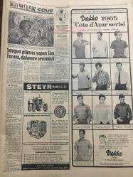 HÜRRİYET GAZETESİ 16 MAYIS 1965 YIL :18 SAYI :6120---Ereğli Demir ve Çelik Tesisi Hizmete Girdi ---Esrar satan anne ve babasını polise  yakalattı ---Rekolte yüksek olduğu için ofis  hububata zam yapmıyor ---Nato Konseyi ,Türk -Yunan ilişkilerinden  çok memnun ---Kükürt işçileri kongrede birbirine girdi ---Daruşşafaka 92 Yaşında ----Bayram fişekleri patlayınca  bütün bir kaza halkı  gece don -gömlek sokağa çıkmadı --Çalışan kadınlar ev işi ve  kocaları ile  meşgul olamıyor ---Cinsiyet konusunda uçurumun eşiğindeyiz ---Bugoslav ve Bulgarlarla ortk  ortak turistik bir film hazırlıyoruz ---Mualla Mukadder :En son okuduğu eserler ---Sinema Yıldızlarına Plak Doldurdu :Ajda Pekkan ,Suzan Avcı ,Çetin Altıner ,Vahi Öz ,Neriman Köksal ---Fenerbahçe şampiyonluğa biraz daha yaklaştı :3-1---Hacettepe :1 -G.Birliği :1 ----Feriköy -Altay yenişemedi :0-0--Altınordu , tehlike hattından sıyrılıyor --Makarios  Enosis te  israr  ediyor ---Çan Seramik İşçilerinin Grevi Devam Ediyor ---