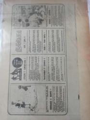 10 Kasım 1981 - İstanbul Yıldızlar Hentbol Ligi maçları - İnönü Kır Koşusu zevkli ve çekişmeli geçti - İstanbul Yıldızlar Basketbol Ligi - Genç Takımlar Futbol Ligi - Tek elle, Barcelona ve İspanya Basketbol Milli Takımı'nın gözdesi oldu - Gazete haberi - Tek Yaprak Arkalı Önlüdür