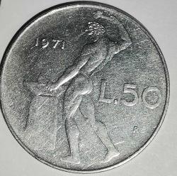 İTALYA 1971   50 LİRE