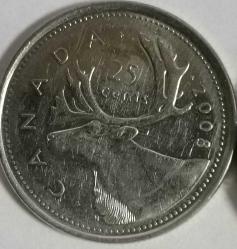KANADA  2008   25 CENT