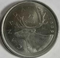 KANADA  2009   25 CENT