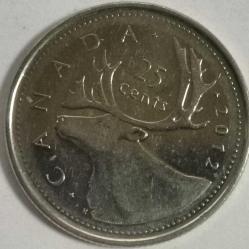 KANADA  2012   25 CENT