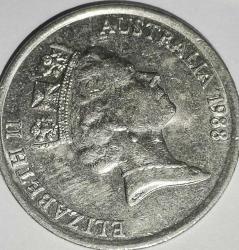 AVUSTRALYA 1988   5 CENT