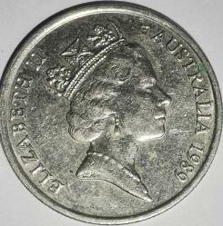 AVUSTRALYA 1989   5 CENT