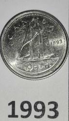 KANADA 1993  10 CENT