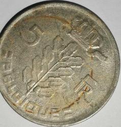 BELÇİKA 1978   5 FRANK