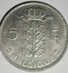 BELÇİKA 1978   5 FRANK
