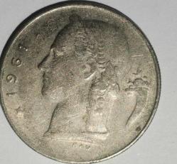 BELÇİKA   1962   1 FRANK