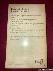 HENRİETTE JELİNEK / LA MARCHE DU FOU / LİBRAİRİE GALLİMARD / FRANSIZCA KİTAP (ÇILGININ YÜRÜYÜŞÜ)