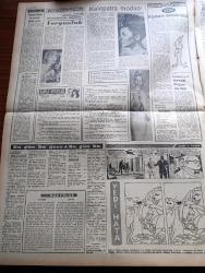 Vatan Gazetesi - 6 Nisan 1962 - Dört Milletvekili Adalet Partisinden İstifa Etti - Başbakan İsmet İnönü Traktör Fabrikasında - Selim Sarper'in Görevine Müdahale Edilmiş - Adalet Partisi Başkanı Ragıp Gümüşpala Af'la İlgili Temaslarını Açıkladı - Etibank Şehri Elektriksiz Bırakmakla Tehdit Ediyor - 250 Hamal Dün Gece Belediyeyi Protesto Etti - Politika Ekonomi Beraberliği Ve Batı Sosyalizmi - Çağlayanlı Vadi Yazan Mustafa Necati Sepetçioğlu Yazı Dizisi - Cezayirli Liderler Müslüman Halkı Faşist Tedhişe Karşı İtidale Çağırdı - Kleopatra Modası - Stiv Roper Çizen Saunder Ve Overgard - İstanbul Ankara Radyosu Programı - Galatasaray Vefa'dan Ancak Bir Puan Alabildi - Milli Namzetler Mithatpaşa Stadında Beyoğluspor İle Oynayacak - Metin Oktay Milli Takım Kadrosu Dışında Bırakıldı - Fenerbahçe Balosu - Ergun Öztuna Sakatlandı ve Ağladı - Beşiktaş'ın Yeni Antrenörü Spaiç Takımdan Şikayetçi - Hakkı Yeten - Recep Adanır Milli Kadroya Alınıyor Mu - Boks Seçmeleri Yarın Başlıyor - Şevket Soley