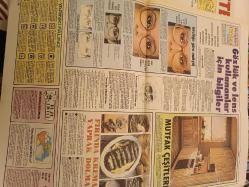 Kelebek Ev Gazetesi manşet  sayfası - 17Mayıs 1977- Sibel Egemen,