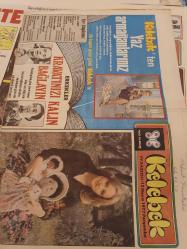 Kelebek Ev Gazetesi manşet  sayfası - 17Mayıs 1977- Sibel Egemen,