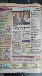 TÜRKİYE PAZAR GAZETESİ -  11 EKİM 1992 - ARİF ASPARAGASIN GÖZÜNDEN TURGUT ÖZAL, SEMRA ÖZAL - ŞEHİRLEŞMENİM NERESİNDEİZ - MÜCADELE GÜCÜ KÜÇÜK SAGE VOLKMAN ' I HAATA DÖNDÜRDÜ, AZMİN ZAFERİ - KÖMÜRLÜKTE YATAN EVLİYA VİSALİ EFENDİ - SARAY ENSE YAPIOR AZİZ NESİN RUSYADAN DÖNDÜ --  KURDOĞLU CEM ERTÜRK BEYİT ERTÜRK --  ÇATIYA ANTEN KAVGASI-  BULMACA -  HOŞ SEDA ESMA ERTÜFEKÇİ --  YUNUS EMRE VE SONRASI -  TEBESSÜM -- COCUKTA BABA SEVGİSİ -- GÜLER ERKAN COCUKLARIMIZ VE BİZ -- ALMANYA 1992 --