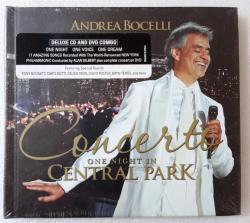 ANDREA BOCELLI / Concerto one nıght ın central park ~ [ DİGİBOOK EDİSYON • 2 DİSC • CD + DVD ]