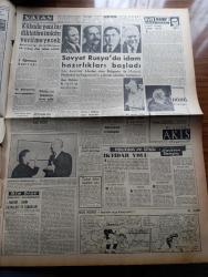 Vatan Gazetesi - 9 Ocak 1959 - Sirkeci İnfilakından Sonra Çıkarılan Ceset Sayısı Dün 29'u Buldu - İnfilak Olayının Hayattaki Tek Suçlusu Olarak Görülen Kumlu Maden Şirketinin Gemlik'teki Sahibi Fehmi Moralı  Yakalandı - İnfilakın Olduğu Yerde 2 Kol 2 Bacak Bulundu - General De Gaulle Cumhurbaşkanı Oldu - Adnan Menderes Ve Basın Yazan Ahmet Emin Yalman Köşe Yazısı - Ay Tutulduğu Gece Yazan Kemal Bilbaşar Yazı Dizisi - Fidel Castro Kimdir - Almanya'da Başarı Kazanan Bir Türk Ressamı Adnan Turani- Küba'da Yeni Bir Diktatöre İmkan Verilmeyecek - Hilton'da Bir Yılda 50.244 Kişi Kaldı - Sovyet Rusya'da İdam Hazırlıkları - Osman Bölükbaşı'nın Duruşmasına Devam Edildi - Briç Masasında Cinayet Yazan Agatha Christie Yazı Dizisi - Otto Gillenthal Motorsuz Uçakla Uçuyor - Galatasaray Beşiktaş Maçına 2 Gün Kaldı - Dün FİLA başkanı Coulon'a Mektup Yazan Vehbi Emre - Fenerbahçeli Güreşçileri Mustafa Çakmak Çalıştıracak - Beşiktaş Antrenörü Remondini İtalya'ya Gidiyor - Rüzgar Çelebi Çizen Guy Bara