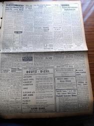 Vatan Gazetesi - 24 Ocak 1959 - Kıbrıs Davamızın Kulislerinde Yazan Ahmet Emin Yalman Köşe Yazısı - Kemal Aygün Dün Demokrat Parti İl Başkanı Oldu - Memurlara Zamlar Kesintisiz Ödenecek - Fatin Rüştü Zorlu Kıbrıs İçin Prensip Anlaşmasına Varılamadı Dedi - Sümerbank İşçilerine De Zam Yapılacak - Komünizm Propagandası Yapmaktan Sanık Olanlar - Vatan Partisi İleri Gelenlerinden Hikmet Kıvılcımlı - Süleyman Şahin Tar - Resmi Ziyaretlerde İçilen Viskilerin Nasıl Temin Edildiği Soruldu - Cerrahpaşa Hastanesi'nde Veremlilere Konser - Ay Tutulduğu Gece Yazan Kemal Bilbaşar Yazı Dizisi - Fatih Beşiktaş Otobüs Hattı Güzergahı Değişti - ABD Türkiye'ye Füze Balistik Roket Veriyor - Sophia Loren Uğruna İntihar Eden Mühendis - Briç Masasında Cinayet Yazan Agatha Christie Yazı Dizisi - Beşiktaş Kulübünden Ayrılan Remondini Beykoz'u Mu Çalıştıracak - Büyük Maça 1 gün Kaldı Beşiktaş Fenerbahçe - İspanya Ligi'nde Barcelona Lider - 3,5 Yürekli Şerif Çizen OCKS - Fenerbahçe Darüşşafaka Basketbol Maçı