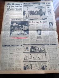 Vatan Gazetesi - 24 Ocak 1959 - Kıbrıs Davamızın Kulislerinde Yazan Ahmet Emin Yalman Köşe Yazısı - Kemal Aygün Dün Demokrat Parti İl Başkanı Oldu - Memurlara Zamlar Kesintisiz Ödenecek - Fatin Rüştü Zorlu Kıbrıs İçin Prensip Anlaşmasına Varılamadı Dedi - Sümerbank İşçilerine De Zam Yapılacak - Komünizm Propagandası Yapmaktan Sanık Olanlar - Vatan Partisi İleri Gelenlerinden Hikmet Kıvılcımlı - Süleyman Şahin Tar - Resmi Ziyaretlerde İçilen Viskilerin Nasıl Temin Edildiği Soruldu - Cerrahpaşa Hastanesi'nde Veremlilere Konser - Ay Tutulduğu Gece Yazan Kemal Bilbaşar Yazı Dizisi - Fatih Beşiktaş Otobüs Hattı Güzergahı Değişti - ABD Türkiye'ye Füze Balistik Roket Veriyor - Sophia Loren Uğruna İntihar Eden Mühendis - Briç Masasında Cinayet Yazan Agatha Christie Yazı Dizisi - Beşiktaş Kulübünden Ayrılan Remondini Beykoz'u Mu Çalıştıracak - Büyük Maça 1 gün Kaldı Beşiktaş Fenerbahçe - İspanya Ligi'nde Barcelona Lider - 3,5 Yürekli Şerif Çizen OCKS - Fenerbahçe Darüşşafaka Basketbol Maçı