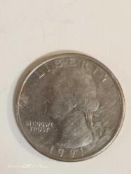 AMERİKA QUARTER ( ÇEYREK ) DOLAR 1991 P ÇT