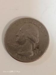 AMERİKA QUARTER ( ÇEYREK ) DOLAR 1983 D ÇT