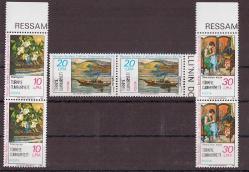 1982  Ressam İbrahim Çallı'nın Doğumunun 100.Yılı 2'li Mnh Lüks Tam Seri