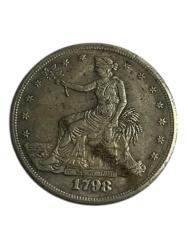 REPLİKA  AMERİKA  TRADE DOLLAR 1798  TİCARET DOLARI  REPLİKA GERÇEK DEĞİLDİR.
