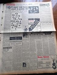 Vatan Gazetesi - 8 Şubat 1959 - 21. Kongre Karşısında Yazan Ahmet Emin Yalman Köşe Yazısı - Kıbrıs NATO İçinde Bağımsız Olacak - İki Devlet Adamı İngiltere Başbakanı Macmillan İle Amerikan Dışişleri Bakanı John Foster Dulles Fotoğrafı - Bütçe Komisyonu Toplantısında Zam Tasarıları Dün Gece Kabul Edildi - İktisadi İşbirliği 21,5 Milyon Dolar Kredi Açıyor - Başbakan Adnan Menderes'in Ödeneği 3000 Liraya Çıkıyor - Tophane'de Tehlikeli 60 Bina Tahliye Ediliyor - Park Otelde Bir Fransız İntihar Etti - Ay Tutulduğu Gece Yazan Kemal Bilbaşar Yazı Dizisi - Grev Hakkı Ve Demokrat Parti Yazan Muammer Aksoy - Avni Doğan Resim Sergisi Açıyor - Fikir Ve Sanat Yazan Ali Gevgilili - Oktay Akbal Köşe Yazısı - Nürnberg Suçluları Çeviren Hale Kuntay Yazı Dizisi - Adnan Veli'den Fantezi - Briç Masasında Cinayet Yazan Agatha Christie Yazı Dizisi - Fenerbahçe Beyoğluspor'u Ancak Penaltı İle Yendi - Bugün Mithatpaşa'da Galatasaray Adalet İle Karşılaşıyor - Vefa 1 İstanbulspor 0 - Haftalık Hoş Memo Karikatür