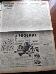 Vatan Gazetesi - 9 Şubat 1959 - Üç Milyarlık Açık Yazan Ahmet Emin Yalman Köşe Yazısı - Kıbrıs İçin Kesin Karara Varılıyor - İngiliz Hakimiyeti Sona Erince Cumhuriyet İdaresi Kurulacak - Evin Kapısı Üstüne Mühürlenen Kadın Bugün Kurtulacak - Mebus Maaşları Dün Gece 4480 Liraya Yükseltildi - Nikita Kruşçev Ve Kürk - Küba'nın Doğu Bölgelerine Giden Fidel Castro Çocuklara Oyuncak Dağıttı - Ay Tutulduğu Gece Yazan Kemal Bilbaşar - Robert College'in Yarınki Manzarası -  Demokrat Parti'nin TomTom Ocağı Davul Ve Zurna İle Açıldı - Adalet Bakanı Esat Budakoğlu - Bir Kedi Vatan Cephesine Katılmış - Türkiye Serbest Muhasebeciler Sendikası İdarecileri Aleyhine Dava Açıldı - Demokratlar Hürriyet Partisi'ne Mason Dedi - Nürnberg Suçluları Çeviren Hale Kuntay Yazı Dizisi - Briç Masasında Cinayet Yazan Agatha Christie Yazı Dizisi - Galatasaray Adaleti 6 0 Mağlup Etti - Galatasaray Modayı 69 64 Yendi - Cankurtaran Kanlıcayı 2 1 Yendi - Burç Falı - Stiv Roper Çizen Saunder Ve Waggon -