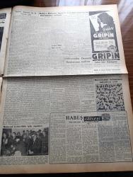 Vatan Gazetesi - 18 Ocak 1953 - Adalet Teşkilatı Baştan Kurulacak - Mısır'da Bir Hükümet Darbesi Akim Kaldı -  Tevkif Edilen Naziler - Yeşil Renkte Yapılmış Ay Yıldızlı Bayraklar Bulundu - Dışişleri Bakanı Fuat Köprülü Bugün Belgrad'a Gidiyor - Milliyetçiler Derneği Başkanı Sait Bilgiç'in İzahatı - Başbakan Adnan Menderes Bu Yurtta İrtica Yoktur Milletimiz İrticaa Karşı Mücehhezdir Dedi - Kadınlar Tekkesi Yazan Refik Halid Karay Yazı Dizisi - Hapishanelerde Ayaklanmalar Ve Hükümet Tedbirleri Yazan Mehmet Ali Sebük - Çanakkale Abidesi İçin 300 Bin Lira Toplandı - Berlin Polisi İlk Defa Geçit Resminde - General İzzet Aksalur Kore Tugayımızı Ziyaret Etti - Hindistan'da İlk Defa Bir Dokunulmaz Hakaret Davası Açtı - Clement Attlee ve Asya Sosyalist Konferansı - Hayatım Naciye Enver Paşa'nın Hatıraları Anlatan Naciye Enver Paşa Yazı Dizisi - Puro Tuvalet Sabunu - Habeş Güneşi Yazan Jean D'esme Yazı Dizisi - Sultanahmet'te Çöpçü Sıkıntısı - Good Year Lastikleri - İstanbul Ankara İzmir Radyosu