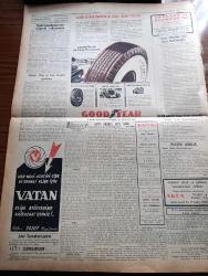 Vatan Gazetesi - 18 Ocak 1953 - Adalet Teşkilatı Baştan Kurulacak - Mısır'da Bir Hükümet Darbesi Akim Kaldı -  Tevkif Edilen Naziler - Yeşil Renkte Yapılmış Ay Yıldızlı Bayraklar Bulundu - Dışişleri Bakanı Fuat Köprülü Bugün Belgrad'a Gidiyor - Milliyetçiler Derneği Başkanı Sait Bilgiç'in İzahatı - Başbakan Adnan Menderes Bu Yurtta İrtica Yoktur Milletimiz İrticaa Karşı Mücehhezdir Dedi - Kadınlar Tekkesi Yazan Refik Halid Karay Yazı Dizisi - Hapishanelerde Ayaklanmalar Ve Hükümet Tedbirleri Yazan Mehmet Ali Sebük - Çanakkale Abidesi İçin 300 Bin Lira Toplandı - Berlin Polisi İlk Defa Geçit Resminde - General İzzet Aksalur Kore Tugayımızı Ziyaret Etti - Hindistan'da İlk Defa Bir Dokunulmaz Hakaret Davası Açtı - Clement Attlee ve Asya Sosyalist Konferansı - Hayatım Naciye Enver Paşa'nın Hatıraları Anlatan Naciye Enver Paşa Yazı Dizisi - Puro Tuvalet Sabunu - Habeş Güneşi Yazan Jean D'esme Yazı Dizisi - Sultanahmet'te Çöpçü Sıkıntısı - Good Year Lastikleri - İstanbul Ankara İzmir Radyosu