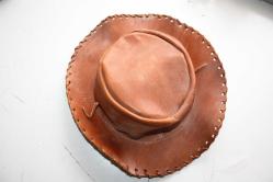 KOVBOY ŞAPKA DERİ  VİNTAGE  (ANTİK KOLİ 18