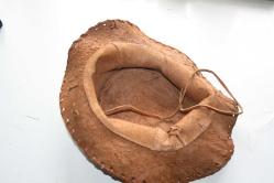 KOVBOY ŞAPKA DERİ  VİNTAGE  (ANTİK KOLİ 18