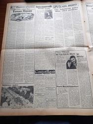 Vatan Gazetesi - 2 Şubat 1953 - Demokrat Parti'de Yeni Ruh Yazan Ahmet Emin Yalman Köşe Yazısı İşsizlik - Tren'e Yapılan Sabotaj Tahkikatı Devam Ediyor - Beşiktaş Galatasaray'ı 2 1 Yendi - Fenerbahçe Beyoğluspor'u 1 0 Yendi - Kuzey Avrupa'da Şiddetli Bir Fırtına Hüküm Sürüyor - Balık Baştan Kokar Adlı Kanun Teklifi - İngiliz İşçi Partisi Sol Cenah Lideri Bevan Amerika'ya Hücum Ediyor - Kadınlar Tekkesi Yazan Refik Halid Karay Yazı Dizisi - İnsanlar Nasıl Mesut Olabilir 1 Yazan Filozof Lord Bertrand Russel  - Kadıköy Yeldeğirmeni Okulunda Defile Yapılacak - Türk Devrim Ocakları Beyazıt Ocağı Kongresi - Asya'da İlk Televizyon - Kedi Köpek Ve Salyangoz İhraç Ediliyor - Mapusane Çeşmesi Yazan Mehmet Yanık Yazı Dizisi - Mozaik Sergisi - Neyzen Tevfik'in İsim Babası Olduğu Musiki Aleti Enin - Habeş Güneşi Yazan Jean D'esme Yazı Dizisi - Borsa - Lion Mağazası - Puro Tuvalet Sabunu - Çapamarka - Arı Bisküvileri - Radyolin Diş Macunu - Tahran'da Sovyet Aleyhtarı Nümayişler - Küçük Tiyatro