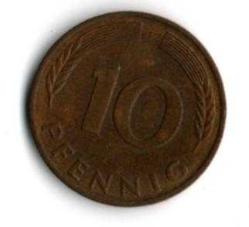 Almanya 10 Pfennig 1984-F (mp1777)