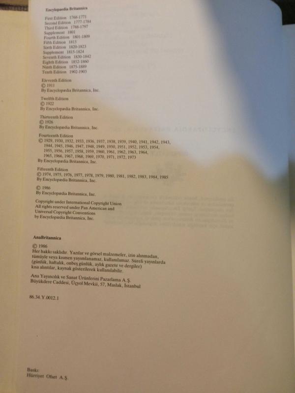 Ana Britannica (12 Cilt Takım) - İkinci El Kitap - kitantik