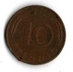 Almanya 10 Pfennig 1981-J (mp1794)