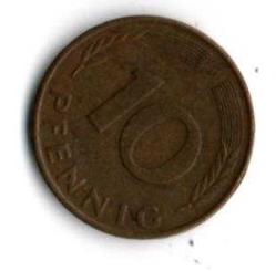Almanya 10 Pfennig 1977-F (mp1797)