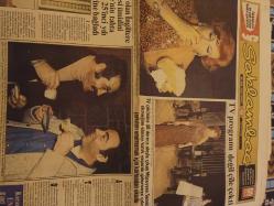 Saklambaç,Türkiye'nin En Çok Satan Kadın Gazetesi - 15 Şubat 1977 -  Müzeyyen Senar TV programı değil çile çekti.Yeşilçamın iki devi Fikret Hakan,Ayhan Işık , Gülşen Bubikoğlu