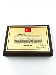 Antika Koleksiyonluk Gümüş ve Bronz Ayasofya Hatıra Para Seti, Orijinal Ahşap Kutusunda (Sertifikalı)