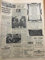 HÜRRİYET GAZETESİ 22 EYLÜL 1968 YIL :21 SAYI :7330--En yeni Rus Harp Gemisi boğazlardan Akdeniz e geçti ---857 Nolu gemi deniz piyadesi bindirilmiş  helikopterler taşıyor ---Rusya Bulgaristan 'a gönderiyor ---Kaçakçılarla Jandarma Çarpıştı :2 Er Şehit Oldu ---Kocasını baltayla öldüren kadın cesedi 3 kilometre  sırtında taşıdı --Yolcu otobüsü uçuruma  yuvarlandı : 9 ölü ,18 yaralı var ---Taze  ekmekten zehirlenen 3 kişi öldü ,11 kişi komada ---Karslılar Demirel den kömür istedi ---Karısı ile 4 çocuğu rehin tutan deli İngiliz i yakalamak için çalışılıyor ---Gençlik İksiri :Polen Tozu ---Beynindeki Kanserli Hücreler Nükleer Enerji ile Tedavi Edildi ---1968-1969 Sezonun En Büyük İş Filmlerini Takdim Eder ---Beşiktaş Vefa yı 1-0 Yendi --Altay ,Göztepe yi Yendi :1-0--Gelecek Yıl Milli Takım Kalesin de --Balkan Binicilik Şampiyonası Ayazağa Parkurunda Başladı ---Fenerbahçe Hücuma Hazır ---Karabilgin Yalman ekibi sabah ki yarışta 11.oldu ---Clay :Hakimlerin karşısında  beni yenik çıkardı ---