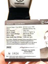 Antika Koleksiyonluk Adnan Menderes Gümüş Hatıra Parası, Cumhuriyet Dönemi Türk Siyasetçileri no:2 (Sertifikalı, kutu hediyeli)