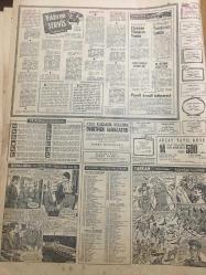 HÜRRİYET GAZETESİ 21 TEMMUZ  1968 YIL :21 SAYI :7267---Amerika yı Protesto Mitingi ---Bin lira başlık parası için 4 kişiyi öldürdü ---Bir otomobil yol ortasında kavga eden  5 kişiyi ezdi ---Arkadaşlarına viski ve taze kemik ikram eden cins  köpeğin keyfine diyecek yoktu ---Hamam da kadınlar döğüştü 6 yaralı var ---Almanya da Türk usulü cinayet ---Manoca Prensesi  Grace Kelly için 3 çocuk anası demeye bin şahit lazım ----İsveç te başlayan hastalık Avrupa yı tehdit ediyor ---Üç yüz Arnavut komandosunun katline casus Philby sebep oldu ----Diyarbakır da ısı gölgede 45 dereceye çıktı ---Beşiktaşlılar dikkat --Yüzmede 3 Türkiye Rekoru Yenilendi ---Ender ,Eskişehirspor dan ayrılmamak için kararlı ---Altay ın 2,5 milyonluk kadrosu ----Brezilya Takımı 40 Günde 106 Saat Uçtu ---Şaki Özbay iki rehineyi 20 bin liraya alıp serbest bıraktı ---Ankara da iki kazada dört kişi can verdi ---Muhtarlar ve petrolcülere  silah taşıma izni verildi --Bakanlar Kurulu Son Olayları Görüştü --