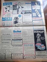 Vatan Gazetesi - 5 Şubat 1953 - Sait Bilgiç İle Tahsin Tola Hakkında Savcı Takibata Karar Verdi - Ahmet Emin Yalman Köşe Yazısı - Samsun Milletvekili Hasan Fehmi Ustaoğlu Açtığı İlk Davayı Kaybetti - Dün Ev Ve Dükkan Kiraları Kanunu Müzakere Edildi - Kızıl Çin Kore İçin Teklif Yaptı - Türkiye'ye Gelen Japon Güreş Takımı Antrenman Yaptı Fotoğraf - Kadınlar Tekkesi Yazan Refik Halid Karay Yazı Dizisi - Denizcilik Bankası Yeni Vapurlar Alacak - Komünistler Berlin'de İki Caddeyi Kapattı - Fedaiyani İslam Cemiyeti Başkanı Navab Safavi Serbest Bırakıldı - Dünya Futbol Turnuvası - Fotoğraflarla Haberler - Mapusane Çeşmesi Yazan Mehmet Yanık Yazı işleri - Piyangodan Kazandıkları Parayı Ne Yaptılar Yazan Fasih İnal Yazı Dizisi - Askerlerimizin Giydiği Üniformalara Dair Yazan Altemur Kılıç Yazı Dizisi - Habeş Güneşi Yazan Jean D'esme Yazı Dizisi - Öğretim Eğitim Gençlik Köşesi - Profesyonel Boks Maçları Tehir Edildi - Yirminci Asır Dergisi Toplattırıldı - İstanbul Ankara Radyosu Programı