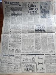 Vatan Gazetesi - 26 Eylül 1961 - İsmet İnönü Seçim Kampanyasının İlk Konuşmasını Yaptı - Milli Birlik Komitesi'ni Devirmeye Teşebbüsten Sanık Olan Ahmet Çiftçi'nin 17 Gün Süren Müşahadesi Sona Erdi - İsmet İnönü'nün Gezisinden Notlar - Ragıp Gümüşpala Adalet Partililer Çok Mağdur Oldular Dedi - Başkan Cemal Gürsel Dün Salim Başol İle Görüştü - Harp Silahları Yok Edilmelidir - Cumhuriyetçi Köylü Millet Partisi İl İdare Kurulundan 5 Üye İstifa Etti - Radyo Tiyatrosu - İstanbul'un Kurtuluşu Törenle Kutlanacak - Anayasa Mahkemesi - Berlin Sanat Festivali - Gavurdağlı Fatma Serhan'ın Romanı Yazı Dizisi - Amerika'nın Berlin Hakkındaki Tutumunun Değiştiği Söylentileri Birbirini Tutmuyor - Fidel Castro'ya Karşı Bir Seri Suikast Teşebbüsü Meydana Çıkarıldı - Usta Diplomat Dillon Che'ye Karşı - Doludizgin Samim Kocagöz'ün Romanı Yazı Dizisi - Kennedy'nin Büyük Savaşı Yazan K S. Karol - Borç Borç Borç Ve Fenerbahçe'ye Protesto - Altı Aylık Askerler Asıl Takımlarında Oynayacak